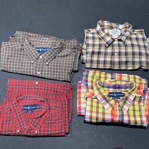 Lot of Four Polo Ralph Lauren Button Downs Size XXL
